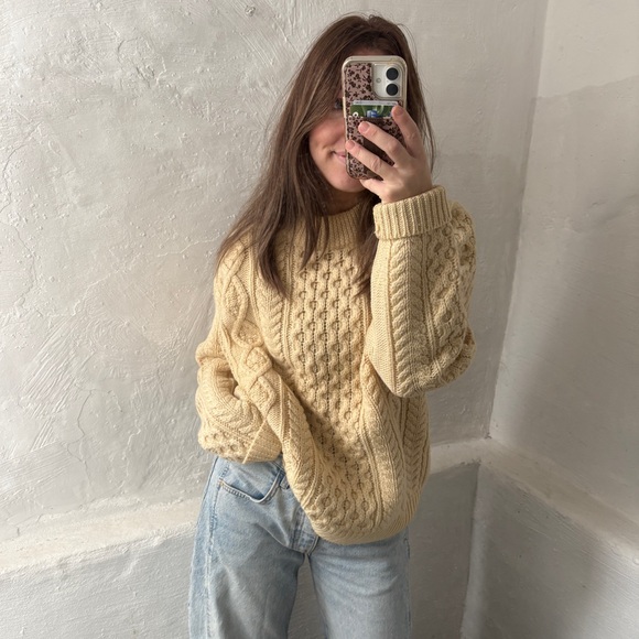 vintage Smith's of Bermuda worsted wool fisherman knit sweater - Picture 8 of 12